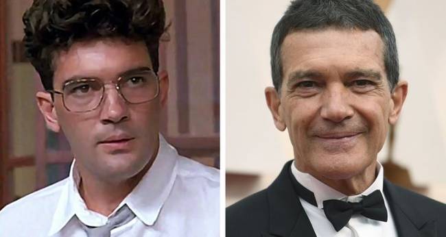 Emlékszel Antonio Banderas-ra a "Asszonyok a teljes idegösszeomlás szélén" (1988) című filmben? Így néz ki most.