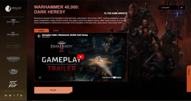 Saját launchert indított az Owlcat Games