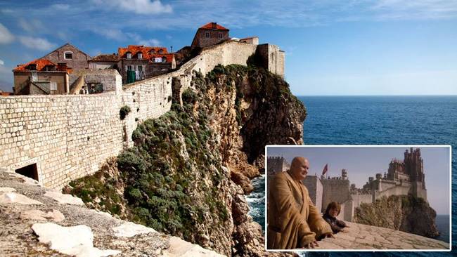 A Trónok harca című sorozatot Dubrovnik óvárosában forgatják.