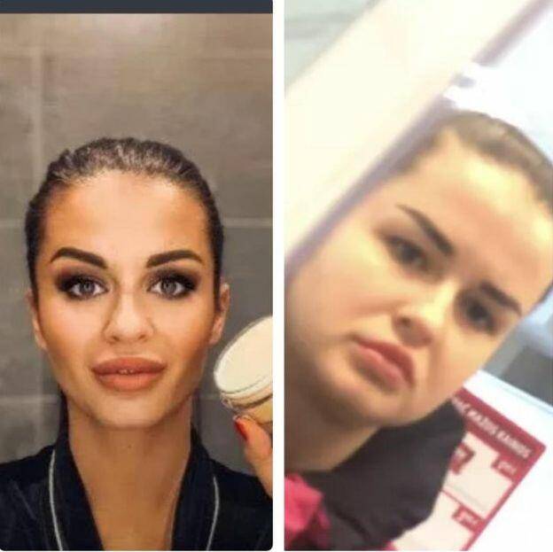 „Ő egy híres influencer, aki annyit retusálja a képeit, hogy fel sem lehet ismerni őt a valóságban."
