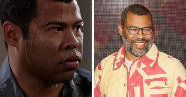 Az izzadó Jordan Peele.