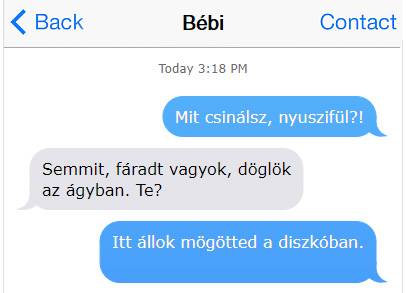 Kellemetlen meglepetés.