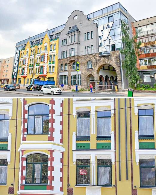 A Kreuz gyógyszertár homlokzata