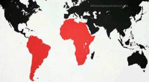 Bónusz #2: Afrika és Dél-Amerika összerakva úgy néz ki, mint egy dinoszaurusz.