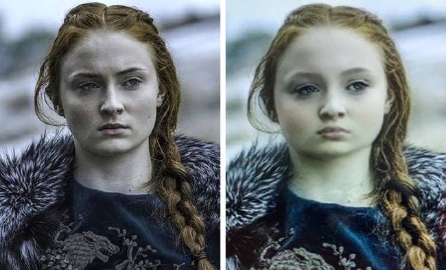 Sansa Stark, a bébikirálynő.
