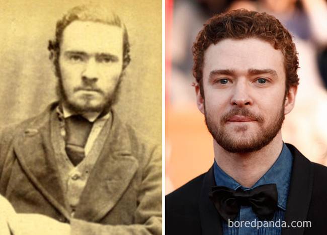 A liverpooli bányász Charls Burns, és Justin Timberlake.
