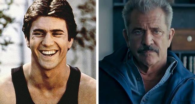 Különböző korú Mel Gibson: "Tim" (1979) és "Force of Nature" (2020).