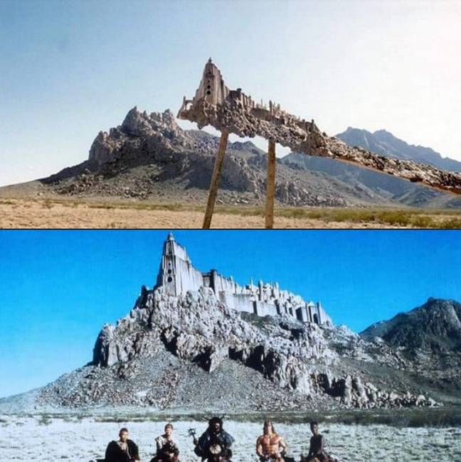 Hogyan forgatták az erődöt a ''Conan, a pusztító'' filmhez.