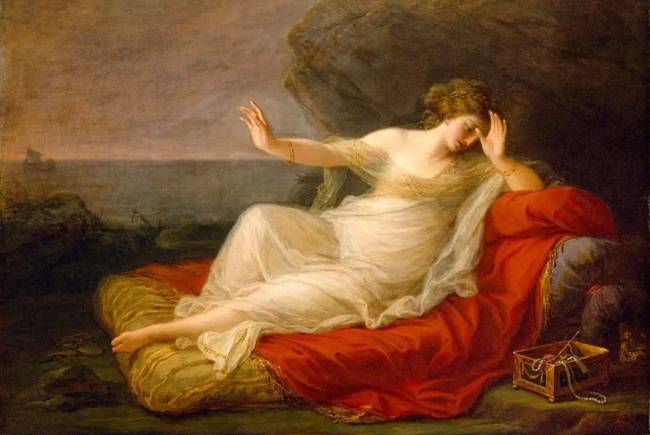 "Ariadne Naxoson", Angelika Kaufman, 18. század.