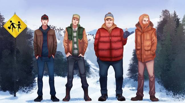 Stan, Kyle, Eric, Kenny - South Park
