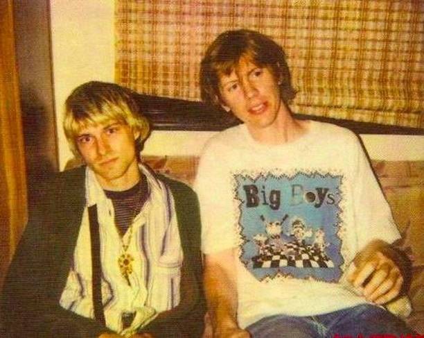 A fiatal Kurt Cobain.