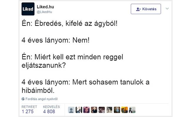 Nagy szavak egy ilyen pici leányzótól…😄