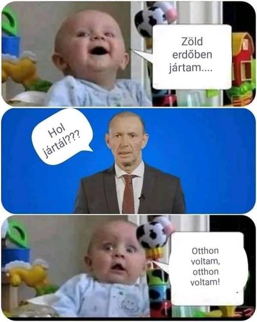 Szegény gyermeket, hogy megijesztette...