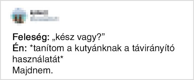 És még azt mondják, hogy a nők készülődnek sokáig.