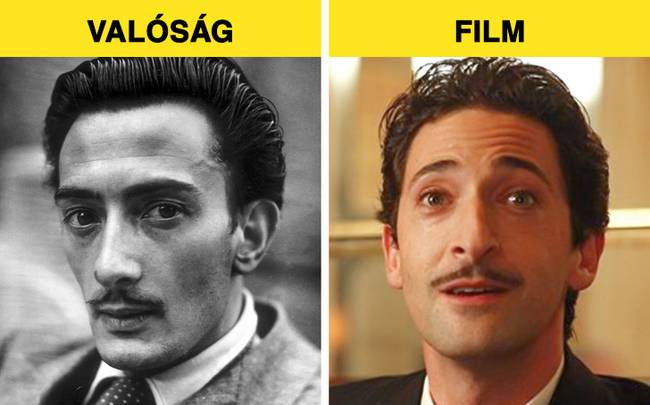 Adrien Brody, mint Salvador Dalí - Éjfélkor Párizsban (2011)