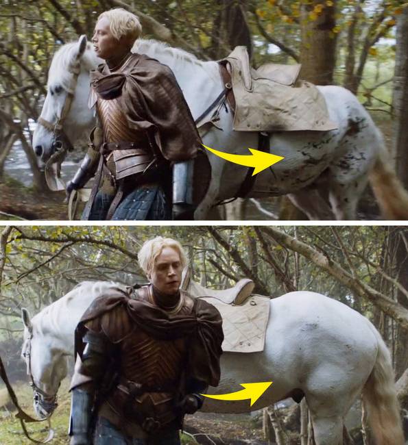 Trónok harca: Brienne piszkos lova hirtelen tiszta lesz.