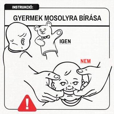 20 szemléletes használati utasítás gyerekekhez, kizárólag (nagyon) kezdő szülőknek