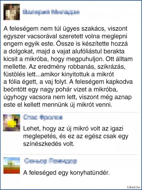 A házas élet kiszámíthatatlan.