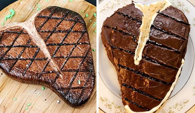 „A feleségem megpróbált steak-tortát készíteni."
