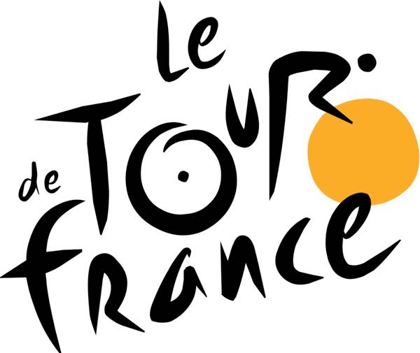 A Tour de France logójának első “R” betűje valójában egy tekerő kerékpáros.