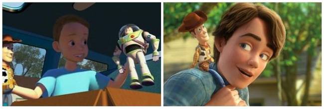 Andy az 1995-ös ToyStory című mese karaktere ma 30 éves lenne, és már valószínűleg családja lenne.