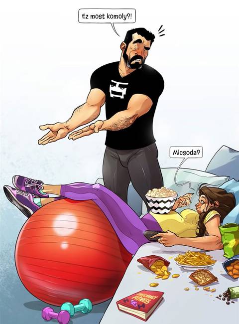 „Vettem neki egy fitnesz-labdát...”