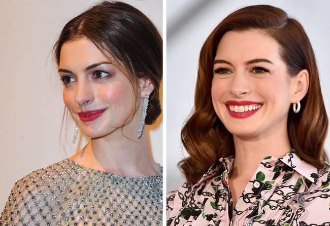 Anne Hathaway 18 és 36 éves korában: Ctrl+C, Ctrl+V