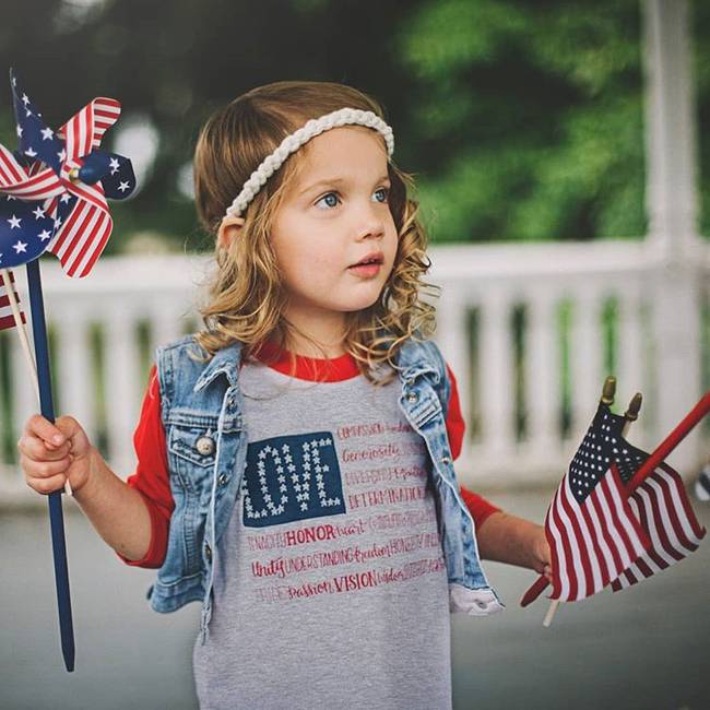 Az amerikaiak roppant hazafiak, ezért minden lehetséges helyre zászlót tesznek.
