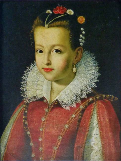 Medici Mária portréja gyermekkorában (kb. 1590)