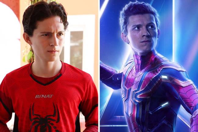 Ez fickó, akit könnyű összetéveszteni Tom Hollanddal.