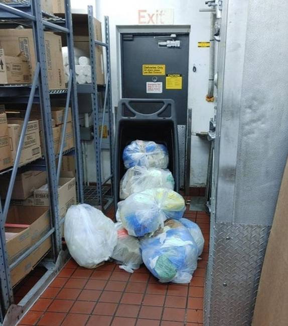 „Hangos robajt hallottam hátulról, majd kimentem megnézni, hogy mi történt és ez a látvány fogadott.''