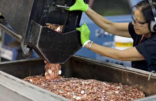 A penny (dollár cent) érmék előállítása többe kerül, mint amekkora az értékük.