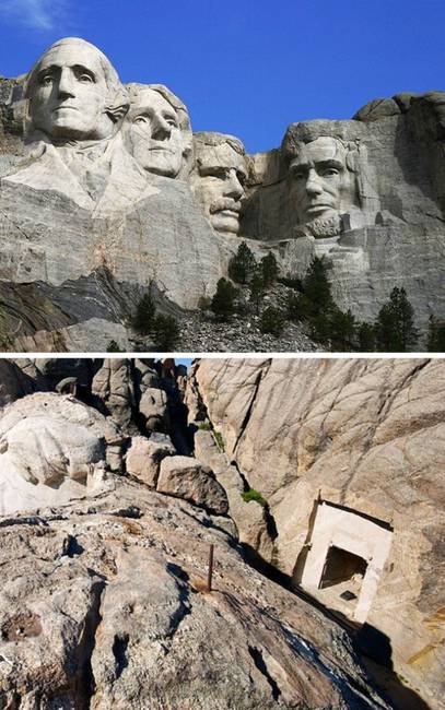 Időkapszula a Rushmore-hegy belsejében.