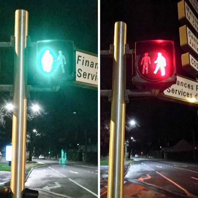Miért zöld színű a "STOP" jelzés, és miért piros a haladás?