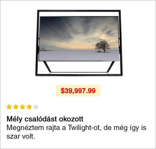 Samsung televízió.