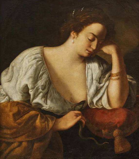 Artemisia Gentileschi: „Kleopátra”