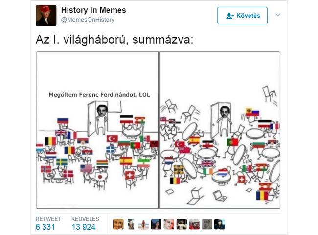 21 röhejes mém, amit csak a tanult, történelemben jártas emberek értenek igazán