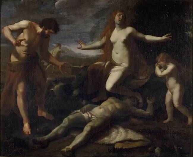 Alessandro Turchi "Ádám és Éva Ábelt gyászolja", 17. század.