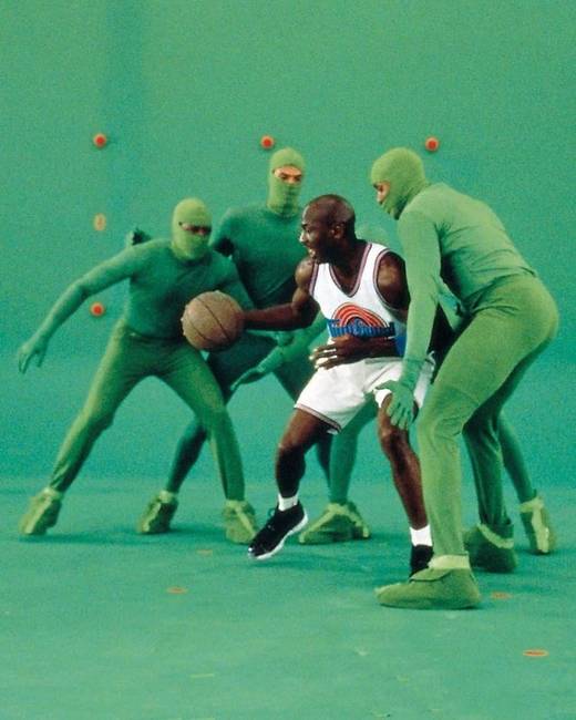 Hogyan forgatták a Space Jam - Zűr az űrben című filmet.