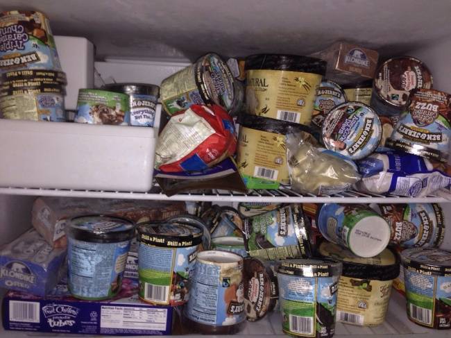 Ez történik akkor, ha fűszerért küldöd a férjed, de akciós a fagylalt a helyi szupermarketben.