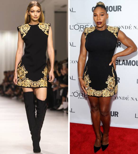 Gigi Hadid és Serena Williams