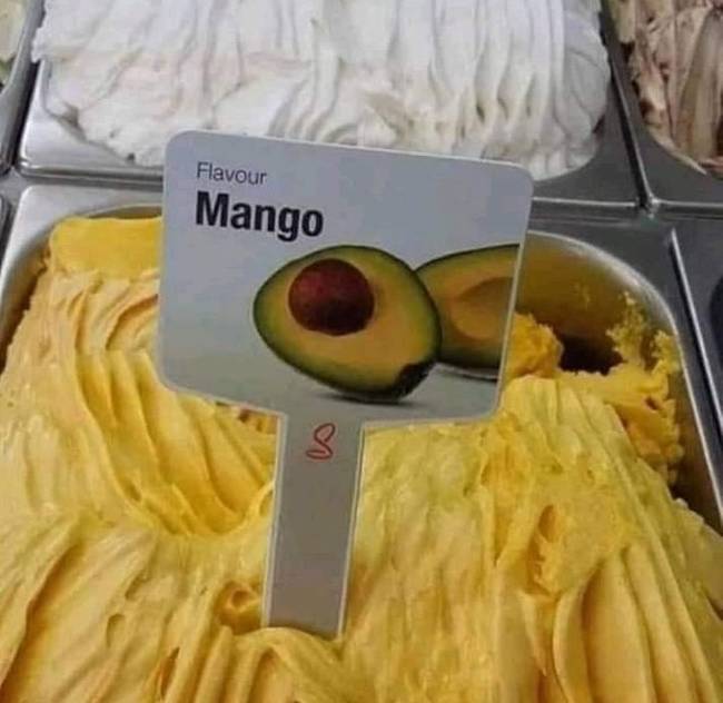 Ez a fagylaltos valószínűleg még sosem látott mangót életében.