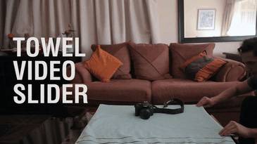 Törülközővel elcsúszó videoeffektus.