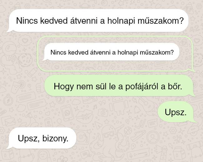 A modern világ problémája: a rossz embernek küldött üzenet.