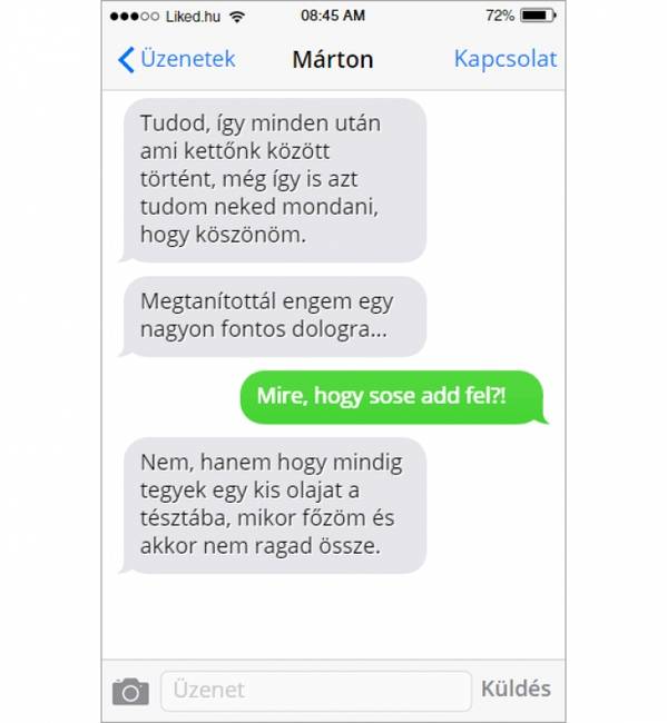 Legalább valamire.