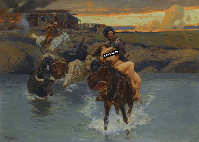 Franz Roubaud - Az elrablás