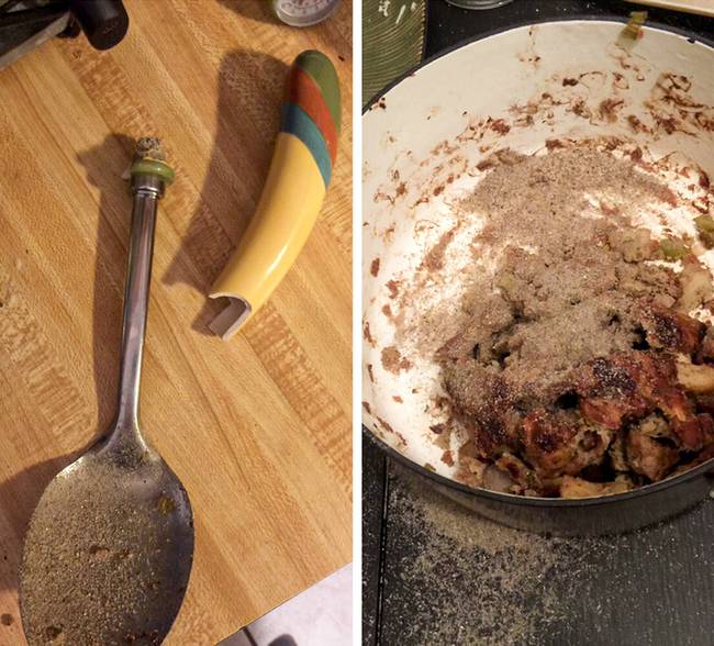 „A kanalam fogantyúja eltört, és mint kiderült, tele volt homokkal."