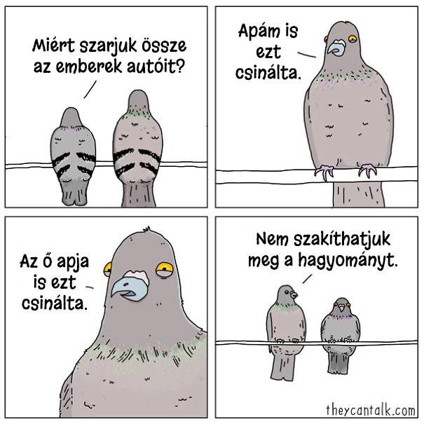14 képregény, ami megmutatja, hogy milyen lenne a világ, ha a madarak beszélni tudnának