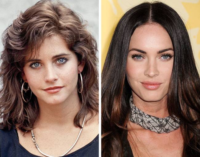 Courtney Cox és Megan Fox, 23 évesen