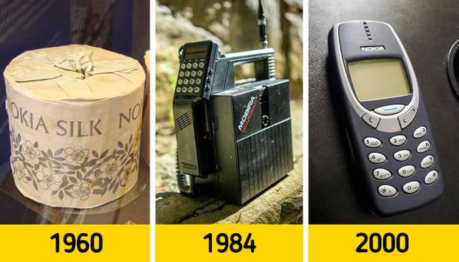 A Nokia 1865-ben alakult, jóval azelőtt, hogy a mobil- vagy hagyományos telefonokat feltalálták volna. Eredetileg papírgyártó cég volt.